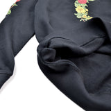 Soulland - Florarina Sweatshirt with Flower Embroidery - Black