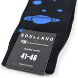 Soulland - Planet Socks - Black / Blue