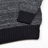 Soulland - Ricketts Honeycomb Sweater - Black / Grey