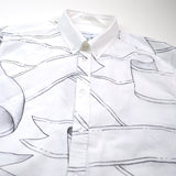 Soulland - Rusty Shirt with Allover Print - White / Black