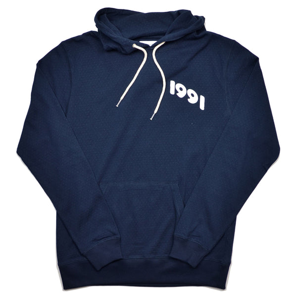 Soulland - String Hooded Sweat with Print - Navy