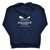 Soulland - String Hooded Sweat with Print - Navy