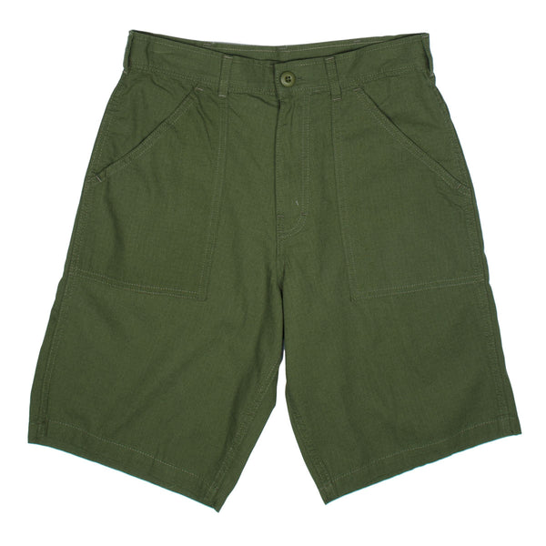 Stan Ray - Fatigue Short - Stonewashed Olive Ripstop