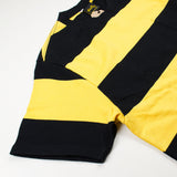 Stan Ray - Football T-shirt - Revival Black / Book Yellow Stripe