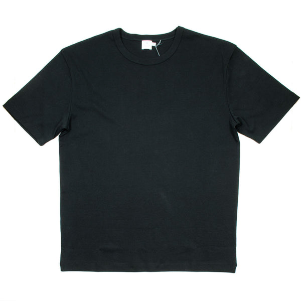 Sunspel - Boxy Fit Heavyweight T-shirt - Black