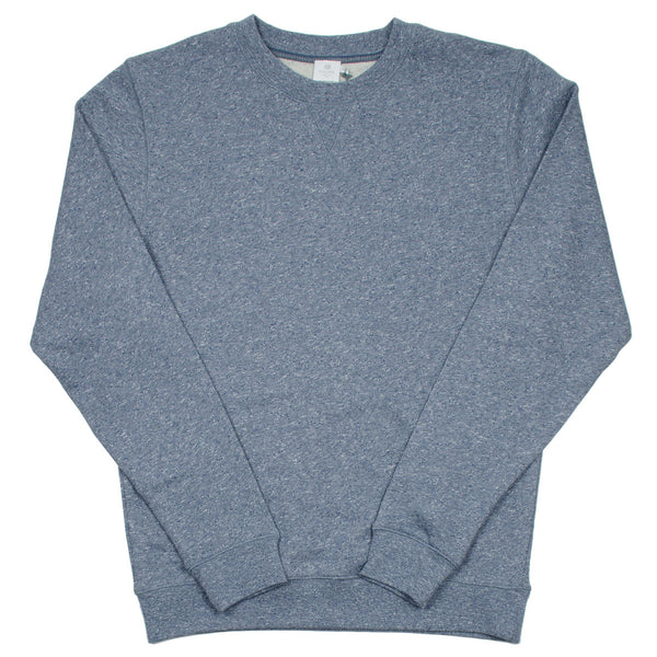 Sunspel - Crewneck Sweatshirt - Blue Melange