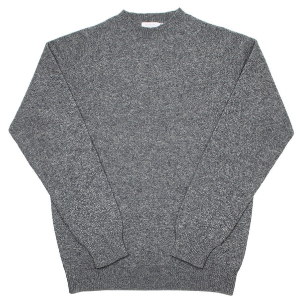 Sunspel - Lambswool Crewn Neck Sweater - Mid Grey