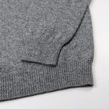 Sunspel - Lambswool Crewn Neck Sweater - Mid Grey