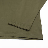 Sunspel - Long Sleeve Crew Neck T-shirt - Military Green