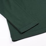 Sunspel - Long Sleeve Mock Turtle T-shirt - Bottle Green