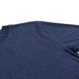 Sunspel - Long Sleeve Mock Turtle T-shirt - Navy