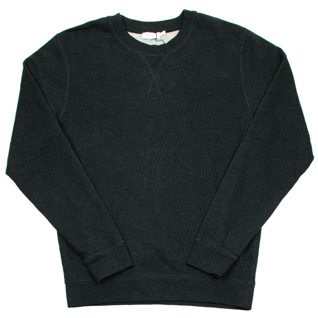 Sunspel - Loopback Sweatshirt - Black Marl