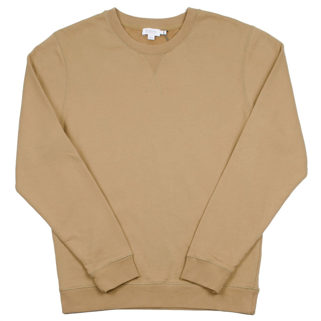 Sunspel - Loopback Sweatshirt - Camel