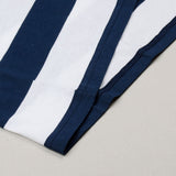 Sunspel - Short Sleeve Riviera Crew Neck T-shirt - Navy/White Stripe