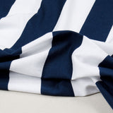Sunspel - Short Sleeve Riviera Crew Neck T-shirt - Navy/White Stripe