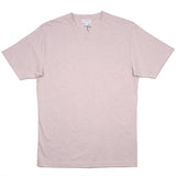 Sunspel - Short Sleeve Riviera Crew Neck T-shirt - Pale Pink Melange
