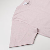 Sunspel - Short Sleeve Riviera Crew Neck T-shirt - Pale Pink Melange