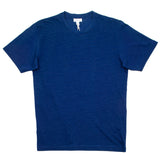 Sunspel - Short Sleeve Riviera Crew Neck T-shirt - Real Indigo