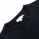 Sunspel - Short Sleeve Riviera Mesh Crew Neck T-shirt - Black