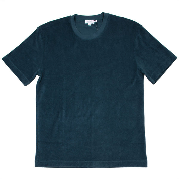 Sunspel - Short Sleeve Terry T-shirt - Samphire