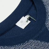 Sunspel - Top Reversed Crewneck Sweatshirt - Navy Melange