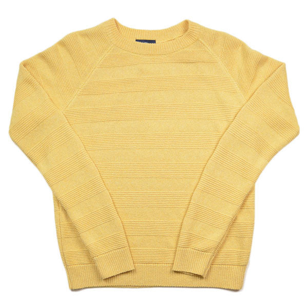 The Jante Law – JL 408 R-neck Sweater – Banane
