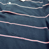 This Is Not A Polo Shirt. – Micro Trad Stripe Pocket Polo – Blue Nights