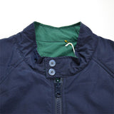 This Is Not A Polo Shirt. – Reversible Harrington Jacket – Navy / Green