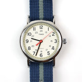 Timex - Weekender - Cream / Blue-Grey Nato Strap