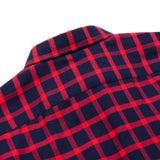 Toka Toka - Peter Check Shirt - Navy / Red