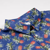 Toka Toka - Ringo Short Sleeve Shirt - Laguna (Navy Ananas)