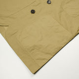 Universal Works - Bakers Chore Jacket Recycled Nylon Tech - Sand
