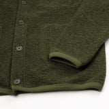 Universal Works - Cardigan Wool Fleece - Olive