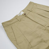 Universal Works - Double Pleat Pant Twill - Tan