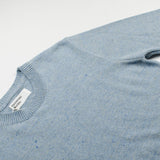 Universal Works - Loose Crew Jumper Cotton / Silk Knit - Cornish Blue