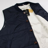 Universal Works - Quilted Gilet Italian Nylon - Navy