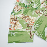 Universal Works - Road Shirt - Fuji Summer Print - Green