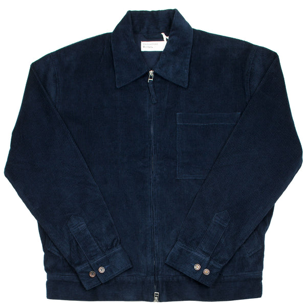 Universal Works - Rose Bowl Jacket - 8 Wale Cord - Navy