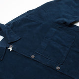 Universal Works - Uniform Shirt Fine Cord - Navy