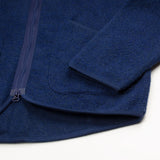 Universal Works - Zip Liner Jacket Tibet Fleece - Navy