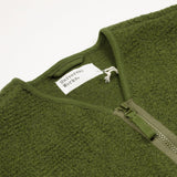 Universal Works - Zip Liner Jacket Tibet Fleece - Olive